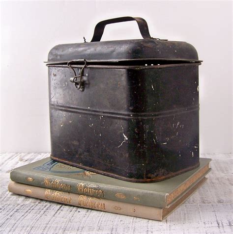 metal lunch box with handle|vintage metal lunch boxes.